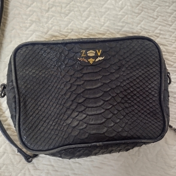 Zadig&Voltaire Model XS Boxy Cobra Leather Bag - Picture 2 of 8